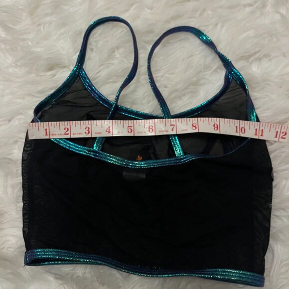 J. Valentine Vintage Rave Costume Top Mermaid Crop Tank Star Small - Picture 6 of 6